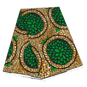 Pagne sáp de holandais 100 coton nerderlands phi sáp de hollandais in vải 6 yards - Product Image 5