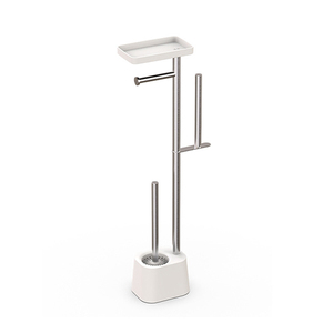 Accessori da bagno da pavimento in acciaio inossidabile a parete spazzola per <span class=keywords><strong>carta</strong></span> <span class=keywords><strong>porta</strong></span> asciugamani con supporto per telefono - Product Image 5