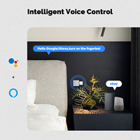 MOES Tuya Smart Finger Robot Warp Switch Button Key Smart Life App dengan Kontrol Suara Melalui Alexa, Google Assistant