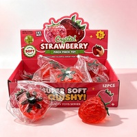 Producto Popular: Juguete Blandito de Vaselina Transparente con Forma de Fruta, Simulación de Frutas, Plátano y Fresa Blanditos