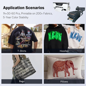 Printpro เครื่องพิมพ์ดิจิทัลฟิล์ม DTF หัว L1800ผ้าใบเครื่องพิมพ์ดิจิตอลสิ่งทออุตสาหกรรมหัว L805เครื่องพิมพ์ DTF A4 - Product Image 2