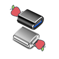 Adaptador OTG USB3.0 Tipo C para iPhone, iPad y Teléfonos Móviles, Nuevo, Material Ignífugo para PC