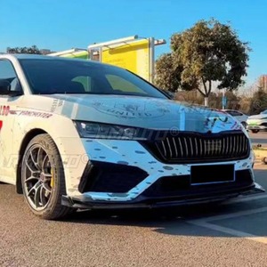 สปอยเลอร์กันชนหน้ารถยนต์ ฝาครอบป้องกันกันชนหน้า สำหรับ Skoda Octavia Pro 2021 ชุดแต่งรถยนต์ อุปกรณ์ตกแต่งรถยนต์ - Product Image 6