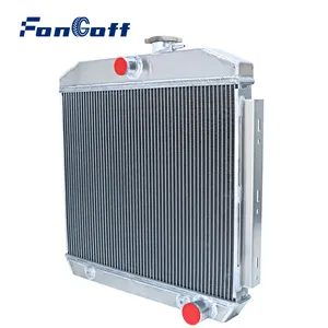 3 Row Aluminum Radiator For Chevy Bel Air Nomad Two-Ten Series 4.6L V8 1955-1957