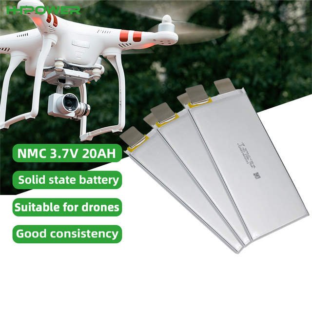 Aerial Survey Uav Cell NMC Semi Solid State Lithium Battery 3.7V 20AH NCM Model Aircraft Lithium-ion Battery Cell for Uav Drone