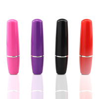 Vibromasseur automatique AV portable en forme de rouge à lèvres, étanche IPX6, alimenté par piles, pour masturbation féminine