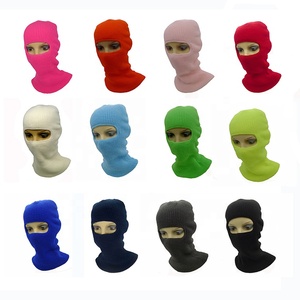 Masque de <span class=keywords><strong>ski</strong></span> en tricot acrylique RTS, faible MOQ, balaclava, bonnet à un trou pour hommes et femmes, vente en gros, casquette de haute qualité, usine bon marché - Product Image 1