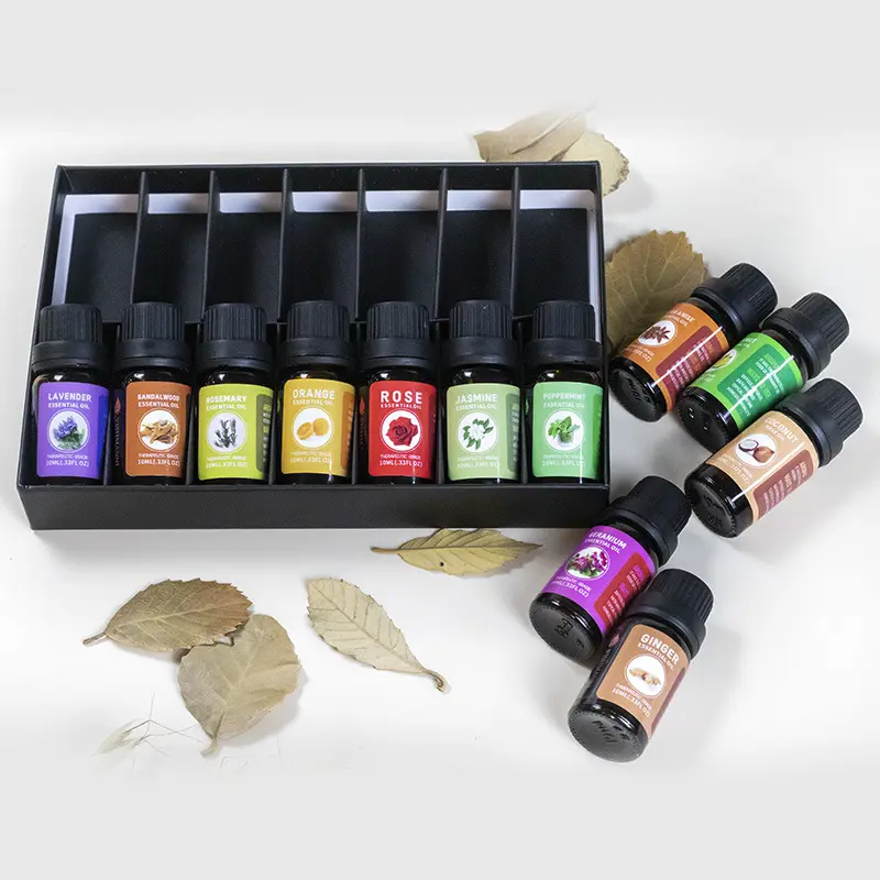 Private Label Essential Oil Set 10 ml 100% Natural For Aromatherapy Diffusers Peppermint Lavender oil essential oil manufacturer