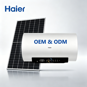 Chauffe-eau <span class=keywords><strong>solaire</strong></span> <span class=keywords><strong>hybride</strong></span> électrique à panneaux photovoltaïques intégrés à haute efficacité OEM ODM Haier, en acier inoxydable, pour extérieur et garage - Product Image 1