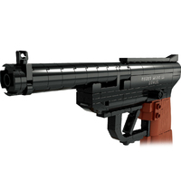 Bloques de Construcción Pistola 118 Piezas, Juguete de Bloques de Construcción Militar, Pistola de Juguete, Juego de Simulación Militar, Arma Pequeña de Juguete