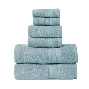 Serviettes de bain en coton de qualité supérieure, design tendance, 100 % coton, légères et à séchage rapide, promotionnelles pour hôtels, spas et salles de bain. - Product Image 1