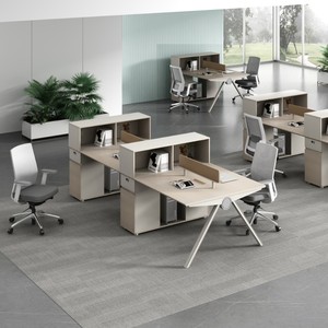 Escritorio Modular de Alta Gama BETUXE 2025 para Gerentes y Supervisores, con Superficie Reforzada, Serie Simple, Estilo Panel de Madera - Product Image 4