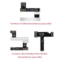 Câble flexible de batterie en métal d'origine SanYi pour iPhone 14 ProMax, outil de réparation de téléphone portable de type L avec garantie d'un an