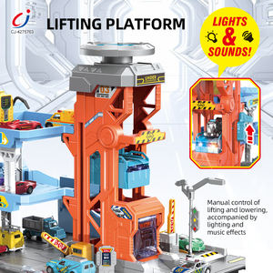 Chengji Mini Car Alloy Toys Garage Parking Space Plane <span class=keywords><strong>Lot</strong></span> Set Toy Parking Garage with Elevator - Product Image 2