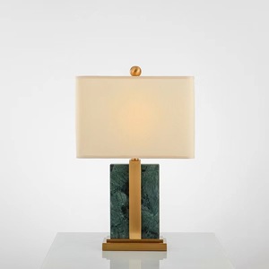 Phong cách Mỹ ánh sáng sang trọng PLA + ABS Đèn bàn mới Trung Quốc xuyên biên giới phòng ngủ nhà phòng khách Đèn bàn - Product Image 5