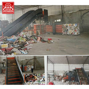 Presse à balles horizontale entièrement automatique, machine à balles carrées, presse à balles de foin, presse à bouteilles en plastique, prix de la presse à balles - Product Image 3