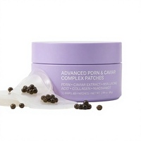 Masque Patchs Contour des Yeux Hydratant, Éclaircissant, Anti-âge, Anti-cernes au Collagène, Caviar et PDRN 24K – Marque Blanche