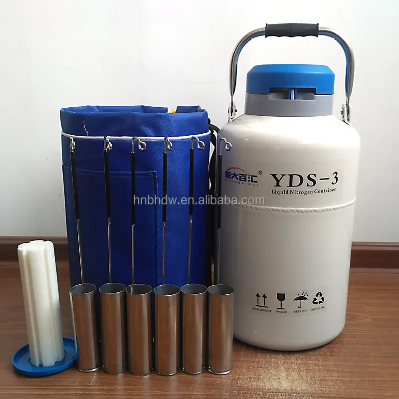 container frozen semen dog semen Liquid Nitrogen Container Tank 3 Liters artificial insemination equipment cow