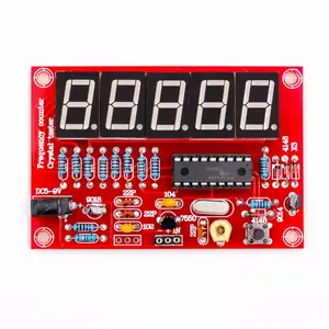 DIY Kits RF 1Hz-50MHz Crystal Oscillator Frequency Counter Meter Digital LED Tester Meter frequency meter digital