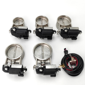 Phổ 63mm thép không gỉ Van điều khiển xả điện cho ống xả sửa đổi sóng âm thanh - Product Image 3