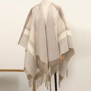 Versatile and stylish High quality 100% pure wool shawl soft and comfortable