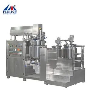 Fuluke mixer deterjen cair kecil baja tahan karat mesin pembuat sabun cuci tangan mixer emulsifier vakum mesin pencampur Losion