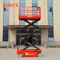 RUNTX Düşük Gürültülü Hidrolik Elektrikli Makaslı Kaldırma Platformu İç Mekan Ekipman Onarım Hizmeti İçin