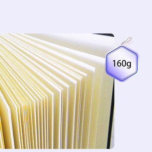 Album da Disegno Secolorart A5 con Copertina Rigida in Pelle Nera, Carta Spessa 160GSM Senza Acidi per Disegno e Schizzi - Product Image 2