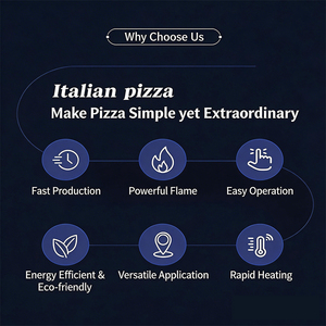 Four à <span class=keywords><strong>pizza</strong></span> italien au bois, professionnel, pour usage commercial, en pierre, en briques, pour l'intérieur, de style napolitain, XM QDMECH - Product Image 3