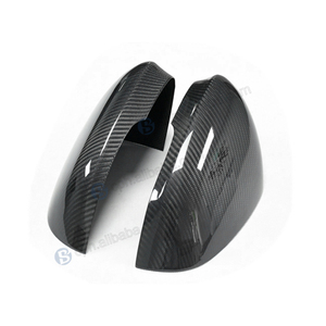 BENSNEES nueva cubierta de espejo de fibra de carbono para <span class=keywords><strong>Jaguar</strong></span> XE XF XJ XEL XFL tipo de pasta Exterior puerta lateral retrovisor piezas de repuesto de coche - Product Image 4