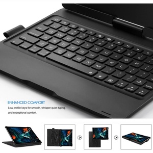 Teclado Bluetooth 5.1 para iPad Pro de 11 Pulgadas 2018 y 2020, Teclado Retroiluminado Giratorio de 360 Grados con Soporte para Lápiz - Product Image 4