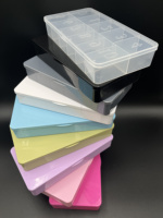 Boîte de rangement vide pour capsules d'ongles, couleur blanche, 11 tailles, haute qualité, prix compétitif, fournisseur chinois