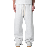 Pantalon de survêtement ample et confortable, écologique, uni, pour hommes et femmes, en tissu épais avec logo