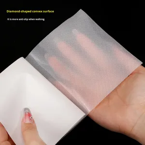 Protections de semelle de chaussure en caoutchouc transparentes YNBG D05 à motif diamant mat <span class=keywords><strong>antidérapantes</strong></span> résistantes à l'usure invisibles pour talons hauts 1 mm d'épaisseur - Product Image 3