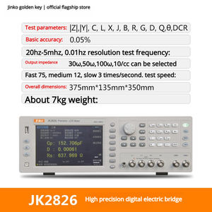 Testador Digital de Ponte <span class=keywords><strong>LCR</strong></span> de Alta Precisão Jinke JK2819 - Product Image 3
