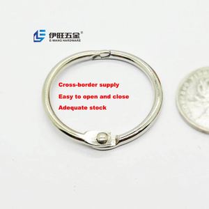 YIWANG ขายส่ง ห่วงโลหะสีเงินขนาด 1.2 นิ้ว สำหรับเข้าเล่มเอกสารแบบห่วง - Product Image 1