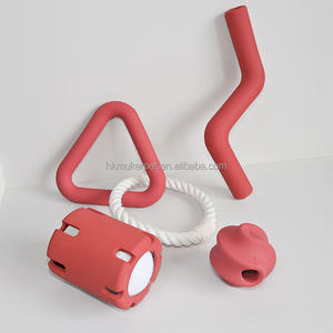 ชุดของเล่นที่เคี้ยวได้สำหรับฝึกสุนัขวัสดุยางแบบโต้ตอบและเคลื่อนไหวได้ของเล่นสัตว์เลี้ยงแบบตลก - Product Image 2