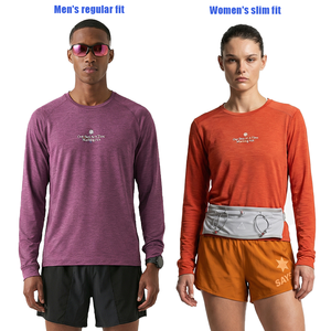 QUICKSHOW <span class=keywords><strong>RUDOLF</strong></span> 100g T-shirts de course à manches longues à séchage rapide, respirants et anti-transpiration, vêtements de sport unisexes - Product Image 3