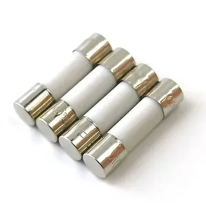 5x20mm sekering keramik tahan suhu tinggi tabung 250V Sekring pemecah cepat 6x30mm F1A 2A 5A 8A 10A 15A 30A komponen pelindung