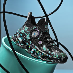 Chaussures Homme Tendance 2025 Mode Homme <span class=keywords><strong>Sneakers</strong></span> Casual Blancs Augmentant la Taille Maille Respirante Chaussures de Sport Running pour Homme - Product Image 4