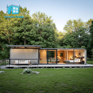 China Most Professional Moderne 20 ft 40ft Foldable Outdoor Apple Pods Cabin Container Homes with 2 Bedrooms on Wheel - Product Image 3