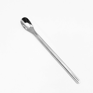 Cuchara de acero inoxidable 304, cuchara de mango largo, cuchara para comida de bebé, cuchara para agitar café, cuchara para comer para bebés, para el hogar - Product Image 5