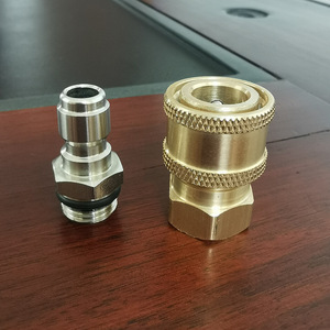 Lavadora de coches de alta presión con acoplamiento rápido de 1/4, salida de agua tipo 380, accesorios 280, conversión de depósito de espuma, rosca interna y externa - Product Image 1