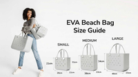 Sac fourre-tout en caoutchouc silicone fin et flexible, résistant à l'eau, sac de plage en caoutchouc, imprimé L, personnalisé, pour femme, en EVA, vente en gros, été