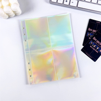 Pages d'album A5 sans acide, imperméables, pour cartes à collectionner, cartes de jeu, photocartes Kpop et pochettes photo
