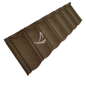 Panneau de toiture en zinc et aluminium revêtu de pierre de couleur personnalisée, style <span class=keywords><strong>espagnol</strong></span>, pour la toiture de maisons - Product Image 3