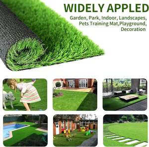 Tapis d'herbe artificielle pour chien avec drainage, gazon synthétique facile à nettoyer pour chien pot, balcon, chenil. - Product Image 4
