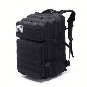 Mochila Táctica de Camuflaje de Poliéster con Cremallera, de Alta Calidad, Envío Inmediato, para Camping, Senderismo y Supervivencia, con Diseño Ergonómico - Product Image 3