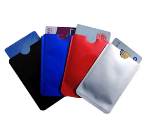 Cubierta Magnética Antiestática Simple para Tarjetas, Protector Metálico Portátil con Serigrafía, Regalo Promocional para Identificación Bancaria y de Negocios - Product Image 5