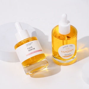 Cilindro de diseño de hombro plano 60ml 80ml Botella cuentagotas de vidrio con pipeta blanca para embalaje de suero de cuidado de la piel de aceite esencial - Product Image 3